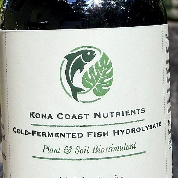 Close-up of the front label